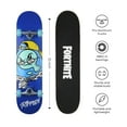 thumbnail image 3 of Fortnite Rippley 31" Skateboard; Complete Skateboard for Teens (Bonus: Nite Life Wrap), 3 of 9