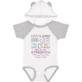 thumbnail image 3 of Inktastic Love the Lord Heart Mind Strength Girls Baby Bodysuit, 3 of 5