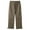 Khaki, variant on Men's Pants Tall Men Outdoors Thickening Fashion Water Proofing Design Solid Casual Elastic Waist Pocket Cargo Pants XXXL Black