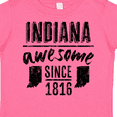 thumbnail image 4 of Inktastic Indiana Awesome Since 1816 Boys or Girls Toddler T-Shirt, 4 of 5