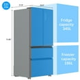 thumbnail image 3 of Adoolla French Door Refrigerator 18.9 Cu.Ft Counter Depth with Full Size Bottom Freezer & Automatic Defrost, 3 of 8