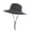 Dark Gray, variant on Lispipm Wide Brim Sun Hat for Women Men Breathable Mesh Packable Bucket Hats Outdoor Fishing Hiking Beach Garden Work Caps Black
