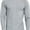 Heather Gray, variant on Men's Classic Waffle-Knit Heavy Thermal Top S, Black