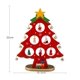 thumbnail image 2 of Árbol de Navidad Mini árbol de Navidad de madera con decoración colgante (rojo) Sailing Electrónica, 2 of 5