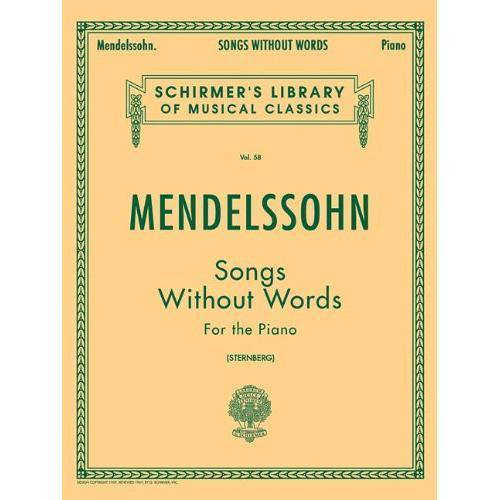 MENDELSSOHN - Romanzas sin Palabras para Piano (Sternberg)