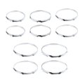 thumbnail image 3 of 1 Pair Snare Drum Hoop Ring 14 Inch Rim for Percussion Instrument 10 Inch 6 Hole, 3 of 9