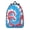 Red and Blue, variant on Red and Blue Tie Dye Pattern Backpack for School, Cute School Bag with Adjustable Shoulder Straps and Padded Back, 15.7"x11.8"x5.5"