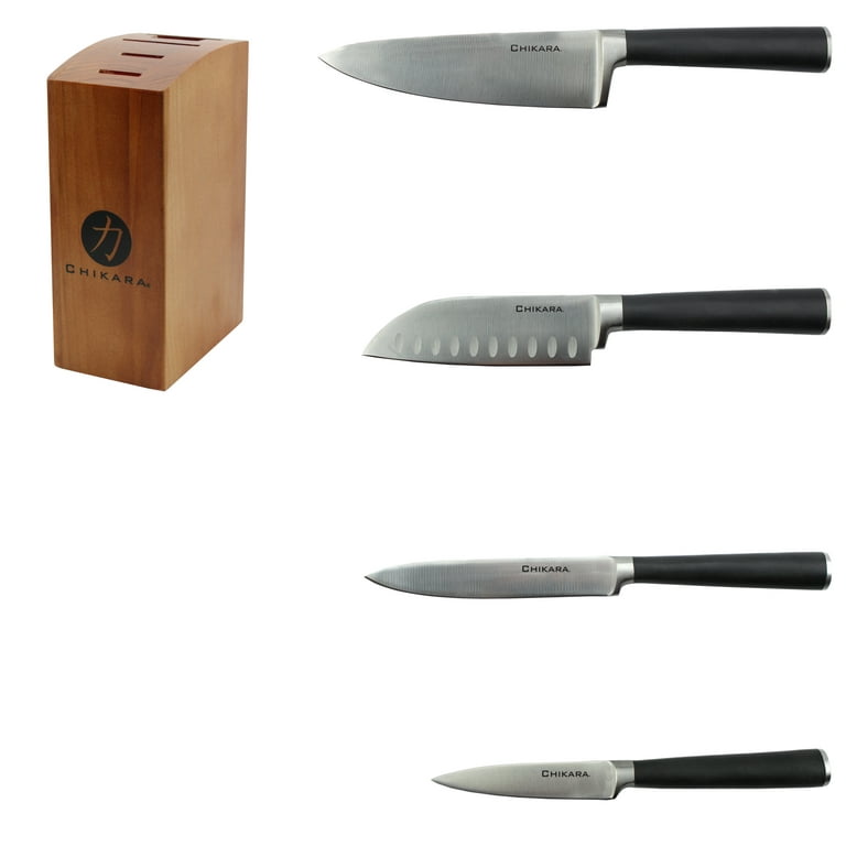 Ginsu Chikara Series 5 Piece Stainless Steel Assorted Knife Set & Reviews