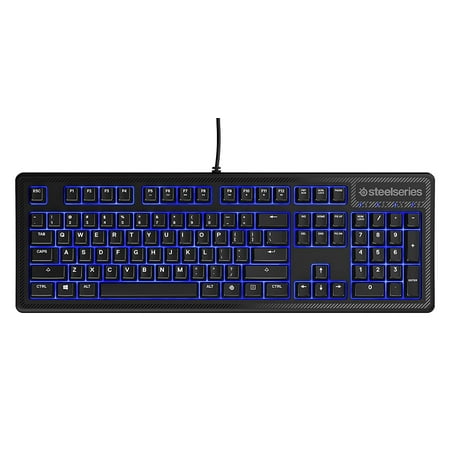 SteelSeries Apex 100 Gaming Keyboard - Tactile & Silent - Blue LED Backlit (Certified