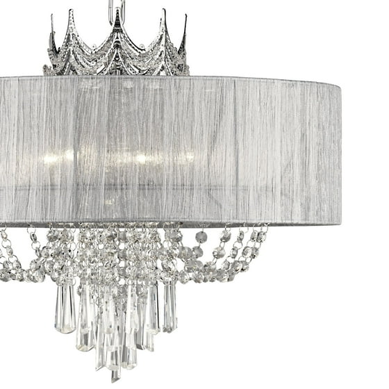 Vienna Full Spectrum Hallie 21 Wide Dd Crown Crystal 6 Light Vienna Full Spectrum Hallie 21 Wide Dd Crown Crystal 6 Light Chandelier Com