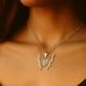 thumbnail image 4 of Collar De Mariposa Con Zirconias Para Mujer De Plata 925 Plateado, 4 of 5