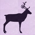 thumbnail image 1 of Ahgly Company Machine Washable Indoor Square Transitional Purple Flower Purple Area Rugs, 7' Square, 1 of 7