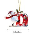 thumbnail image 5 of BSJJY Personalized Initial D Christmas Ornament, Acrylic Letter Tree Hanging Pendant, 3.15x2.36in, DIY Xmas Decoration for Kids and Family, 5 of 5