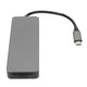thumbnail image 2 of USB C Hub 8 en 1 USB C a 2 USB3.0 XQD MS CF Tarjeta de almacenamiento Lector de tarjetas de memoria USB C Splitter para teclados Impresoras, 2 of 12