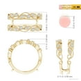 thumbnail image 6 of ANGARA Natural Leaf Motif Diamond Ring Wrap in 14K Yellow Gold for Women (Size-1.5mm | Color-G | Clarity-VS2) | April Birthstone, Birthday, Anniversary, Jewelry Gift for Women | Natural Diamond Ring, 6 of 11