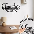 thumbnail image 3 of Bearachild Hierro estilo único familia donde la vida comienza el amor nunca termina palabra signo decoración de pared opción de regalo Decoración del hogar, 3 of 6