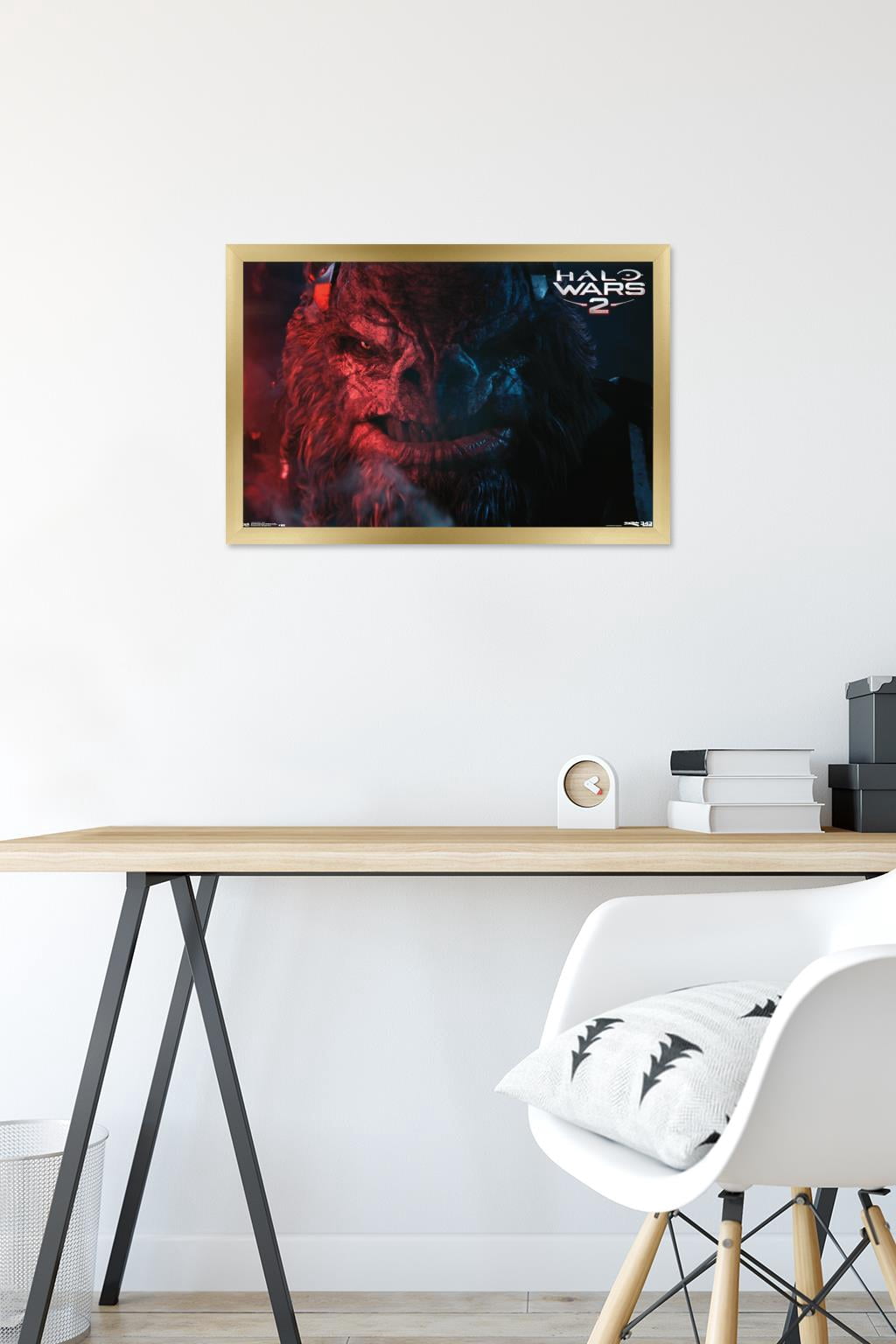 Halo: Halo Wars 2 - Villain Wall Poster, 14.725" x 22.375", Framed