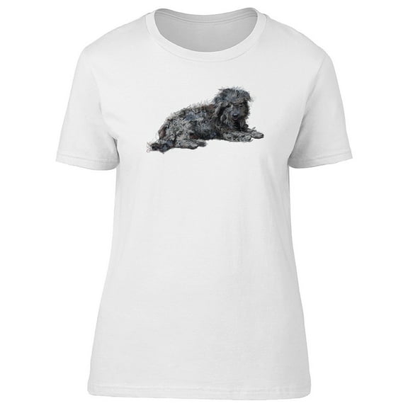 Cool Grunge Shih-Tzu Dog Tee Women's -Image by Shutterstock