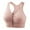 Pink, variant on Women's Sports Bras High Impact T Shirt Bra Cross Back Wide Strap T Shirt Bras Quick Dry Comfortable Underwear