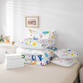 thumbnail image 5 of Mathematics Full Comforter Set - 7 Pieces Bed in a Bag Set,Physical Chemistry Math Bedding Sets Full with Science Students Globe Quilted Comforter,Flat Sheet,Fitted Sheet,Pillowcases, 5 of 5