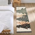 thumbnail image 3 of Yayeee Runner Rug for Bedroom 2'x6' Machine Washable Hallway Non Slip Mat, Beige Christmas Trees, 3 of 8