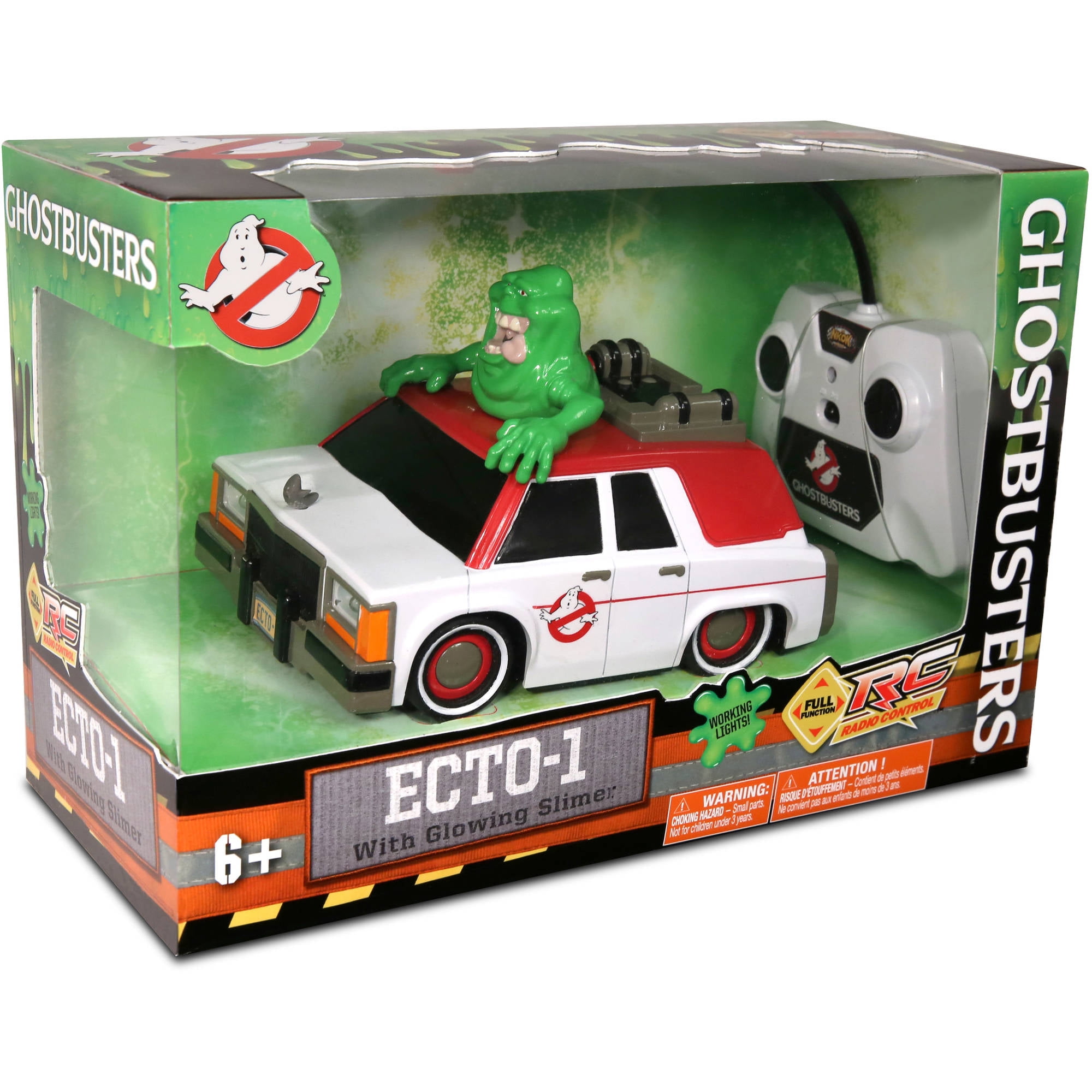 Ghostbusters™ Ferngesteuert RC ECTO-1™ Fahrzeug Mit Leuchtende Slimer NKOK