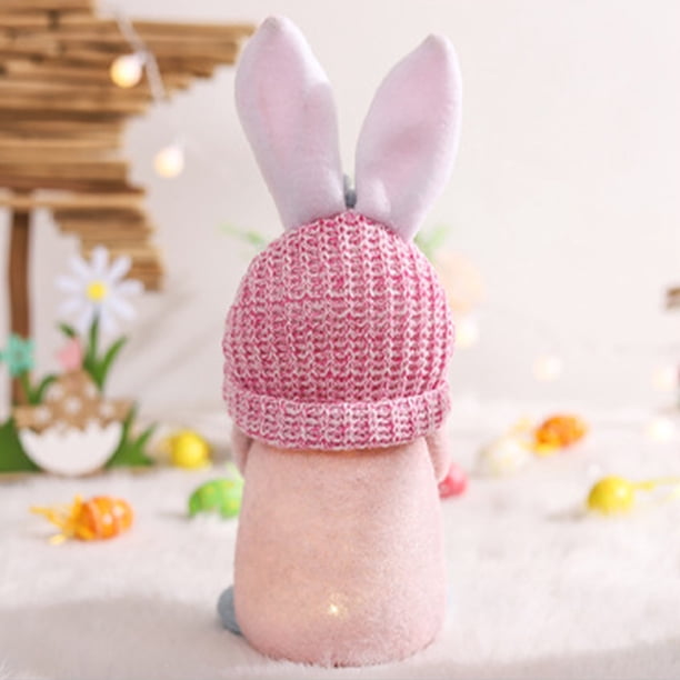 Conejo Luminoso Juguete infantil Azul Rosa Gnomos Dibujos animados lindos para fiestas creativas Suministros festivos Likrtyny libre de BPA