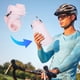 thumbnail image 5 of Botella de agua plegable de silicona de 2 l, gran capacidad, para acampar al aire libre y hacer deportes, con asa., 5 of 5