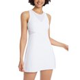 thumbnail image 1 of BALEAF Women's Tennis Golf Dress with Inner Shorts for Sports Workout White XXL, 1 of 6