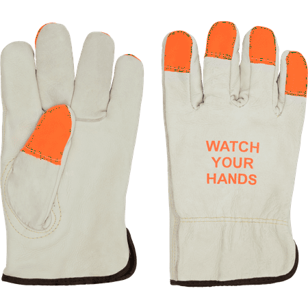 

Ironwear 4189 Abrasion Resistant Buffalo Grain Leather Work Gloves with Elastic Wrist | Dozen Pack