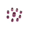 thumbnail image 1 of 12 minicortadores de galletas de acero inoxidable, cortador de verduras y molde de sellos de frutas + 12 púas de comida de animales de dibujos animados, morado XianweiShao 8390611994099, 1 of 4