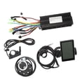 thumbnail image 2 of Controlador de motor de onda sinusoidal de 30 A y 3 modos con pantalla LCD M5 y acelerador de pulgar para bicicleta eléctrica, kit de modificación de litio para motor de 36 V, 48 V, 750 W y 1000 W., 2 of 14