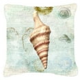 thumbnail image 2 of Carolines Treasures SB3049PW1818 Beach Horse Conch Shell Fabric Decorative Pillow 18H x18W multicolor, 2 of 2