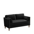 thumbnail image 4 of 2P Loveseat Black, 4 of 6