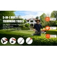 thumbnail image 4 of Floseru Powerful 52cc 5 in 1 Multi Functional Trimming Tools,Gas Hedge Trimmer,String Trimmer, Weed Eater, Pole Chainsaw with Extension Pole and Brush Cutter, 4 of 9