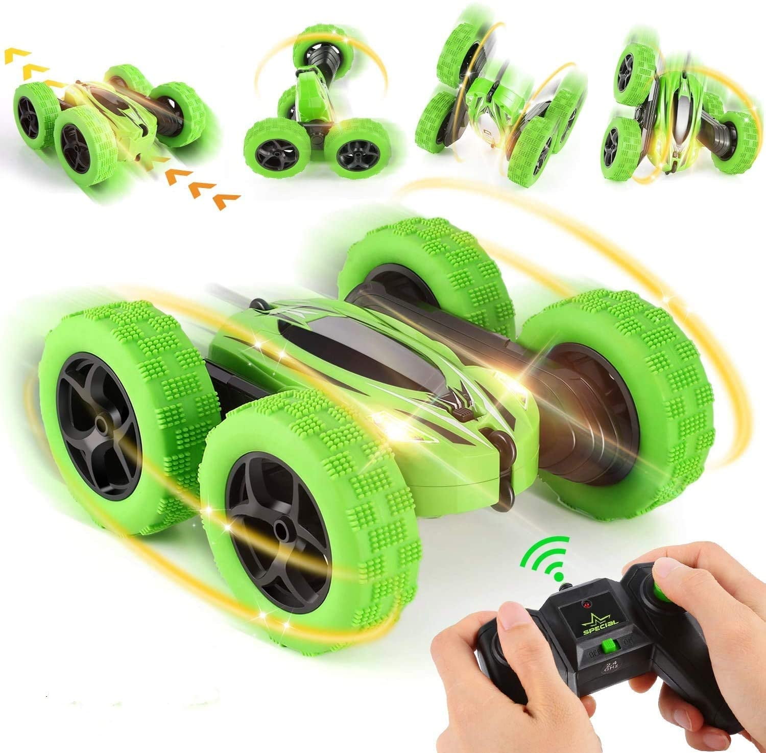 rotating toy car