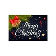 thumbnail image 2 of yaoruiling 40x60cm Merry Christmas Black Soft Floor Mat ,Christmas Kitchen Rug Mat ,Non Slip Rug,Christmas Door Mat Holiday Decoration Floor Matfor Kitchen Bedroom Christmas Home Decor,1pc, 2 of 6