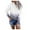 Gray, variant on Fesfesfes Women Hooded Plus Size Tie-Dye Printed Gradient Pullover Long Sleeve Sweatshirt Top Sale or Clearance