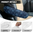 thumbnail image 6 of Yuyamidu Sea Turtle Seat Arm Rest Cover for Most Cars Trucks SUVs Accessories 1 Pair Blue Car Seat Armrest Covers Replacement Soft Car Armrest Decorative Accessories, 6 of 7
