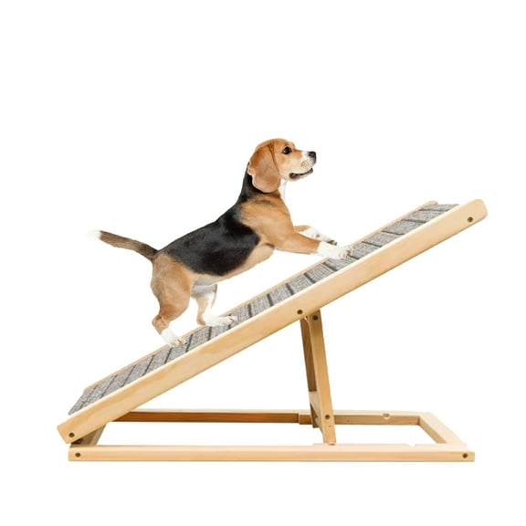 Dog Ramps for Bed Portable Dog Ramp for Couch, Folding Dog Ramp for  All Dogs and Cats,40" Long- 4 Level Adjustable Pet Ramp, Non Slip Carpet Surface, Adjustable Dog Ramps