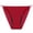 Red, variant on Women's Bikini Bottoms String Cheeky Bathing Suit Bottoms Low Waist Swimwear Black,L
