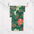 thumbnail image 5 of SKYSONIC 3 Pack Towel Christmas Holly Berries Cotton Bath Towel Set (1 Bath Towel, 1 Hand Towel, 1 Washcloth) for Bathroom, Super Soft and Quick Dry Towels, 5 of 7