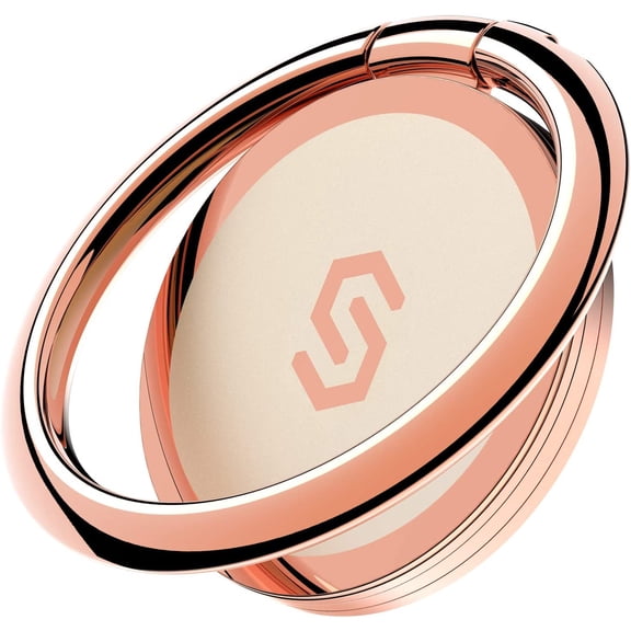 Syncwire Phone Ring Holder, 360 Rotation Universal Finger Ring Stand Kickstand for iPhone, Samsung, LG, Sony - Rose Gold