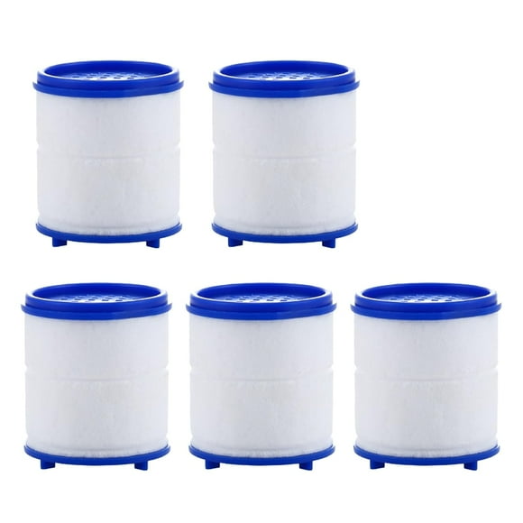5 Pcs Faucet Water Filter Cartridges for 360 Degree Rotating Sink Tap Water Filter,Carbon Water Filtration Cartridges