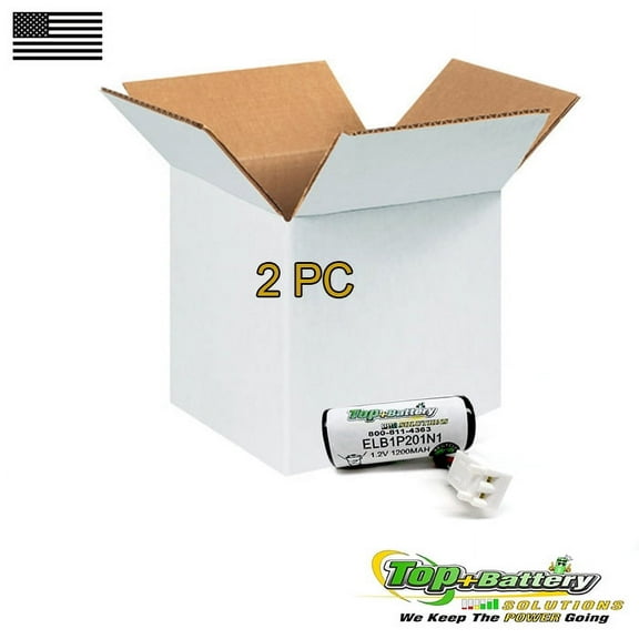 Replacement Rechargeable Battery For Lithonia ELB1P201N1, Interstate ANIC0027, Lithonia ELB0300 Qty.2