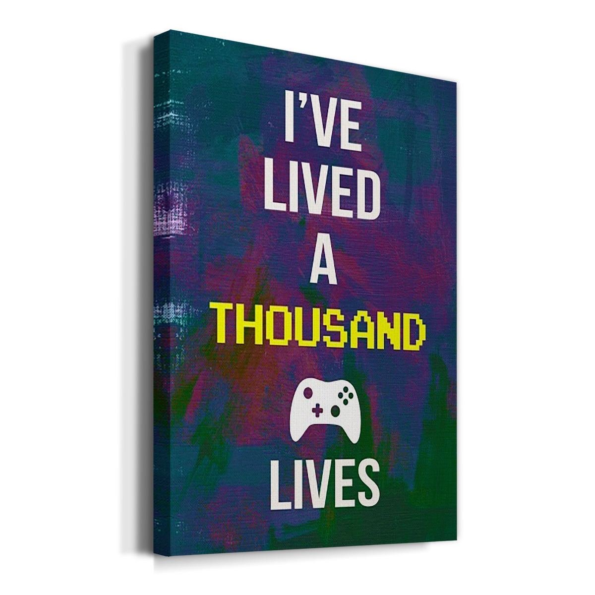 Gamer at Play I Premium Gallery Wrapped Canvas - Ready to Hang