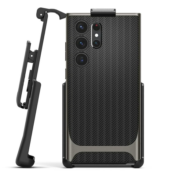 Encased Belt Clip Holster - Fits with Spigen Neo Hybrid Case Samsung Galaxy S23 Ultra (6.8") Holster Only, Case is NOT Included