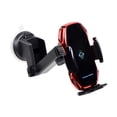 thumbnail image 6 of XtremPro  Wireless Car Charger Cradle Qi Auto Sensor Clamp Dashboard Air Vent & Windshield Mount Smartphone Holder, Red & Black, 6 of 7