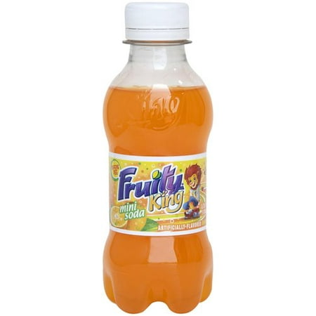 Fruity King Mini Soda, Orange, 5.75 Fl Oz, 1