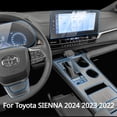 thumbnail image 2 of For Toyota SIENNA 2024 2023 2022 Interior Accessories film transparent TPU Gear Panel Center Console Anti-scratch resist refit., 2 of 9